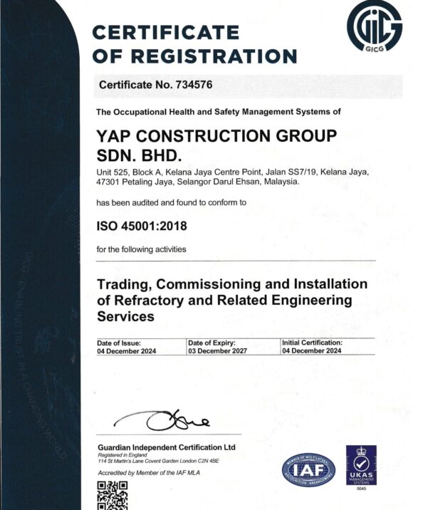 refractory services Malaysia